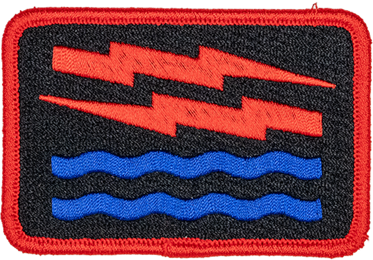 WAVEBOLT BLUE/RED PATCH