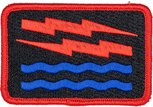 WAVEBOLT BLUE/RED PATCH