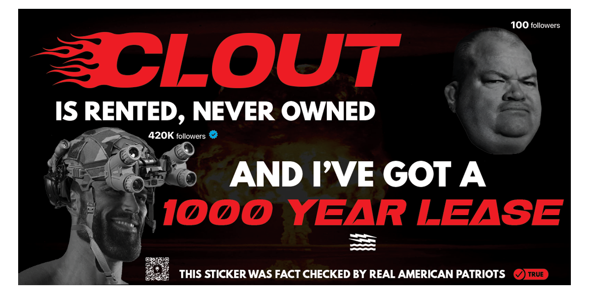 CLOUT STICKER