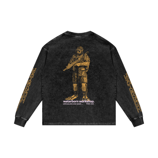 SPECIALIZED DIVE SHOP - ACID WASH OVERSIZE TEE